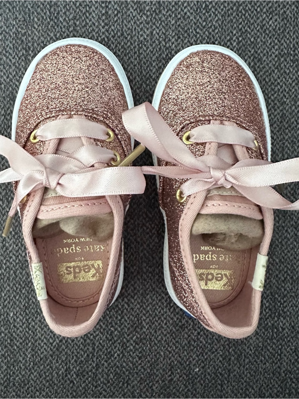 kate spade Kids Glitter Sneaker - Pink